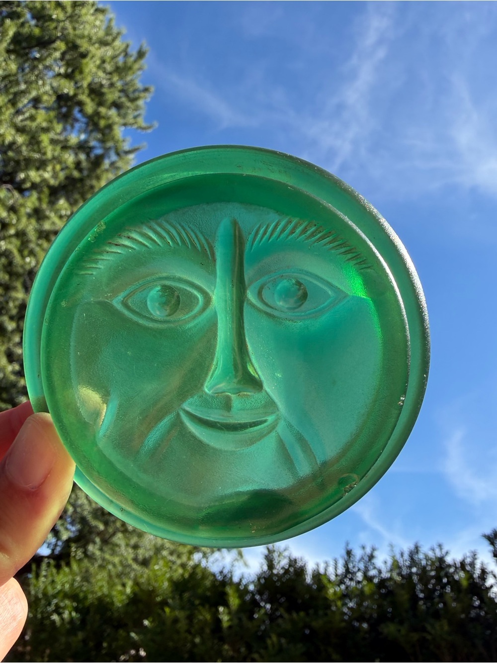 Vintage Moon Face Decor